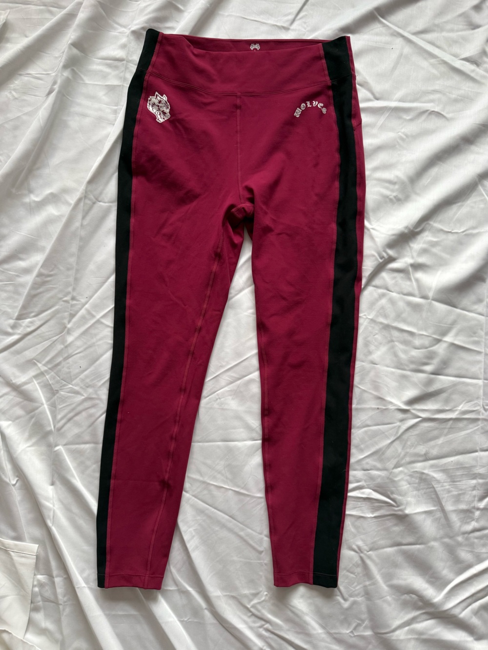 Darc Sport Darc Sport Wolves Red Black Energy Leggings Wolf Logo L